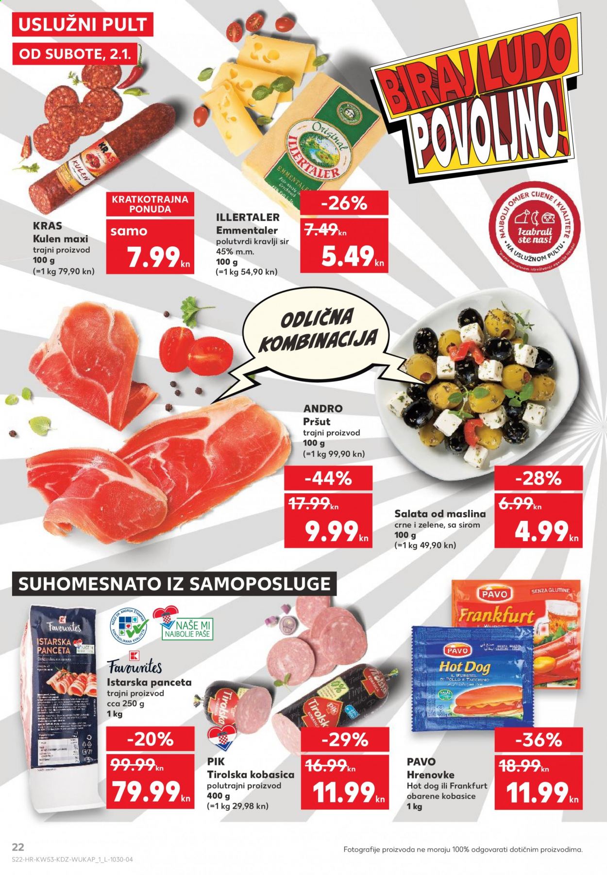 Kaufland katalog - 02.01.2021. - 06.01.2021. Stranica 22