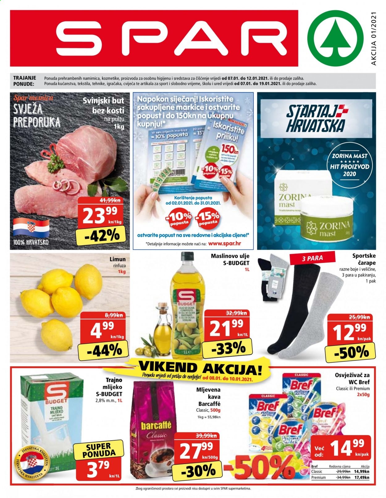 SPAR katalog - 07.01.2021. - 12.01.2021. Stranica 1