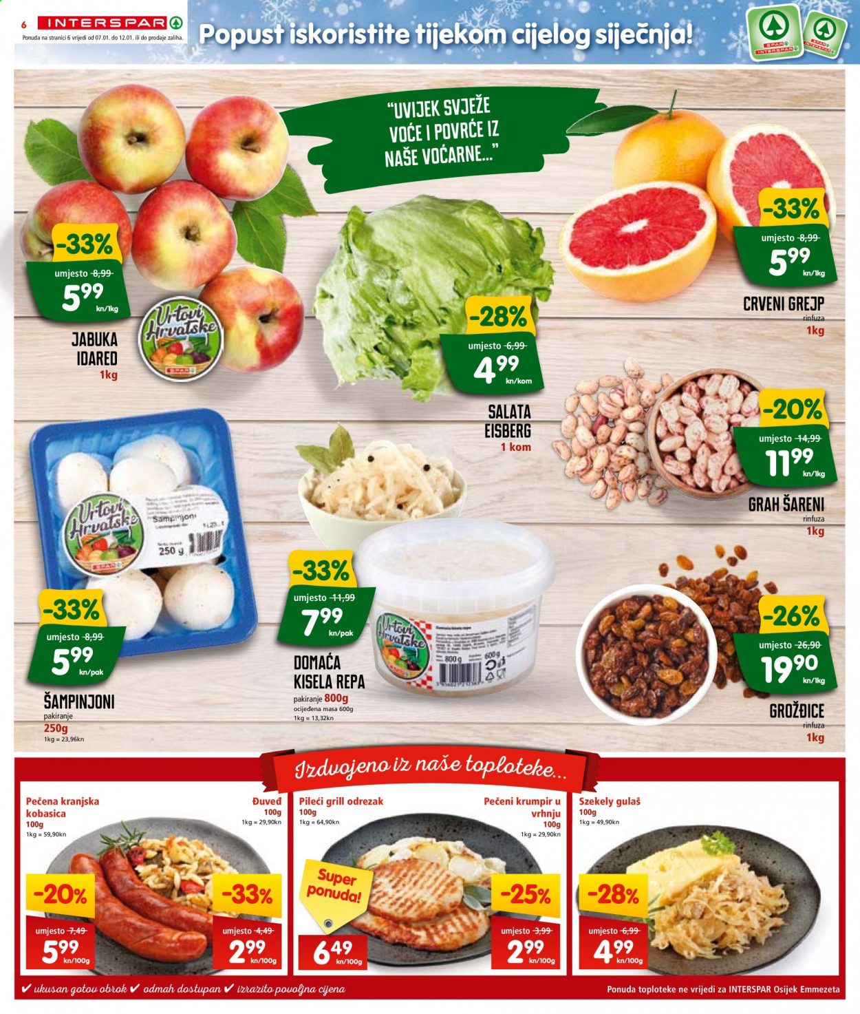INTERSPAR katalog - 07.01.2021. - 12.01.2021. Stranica 6
