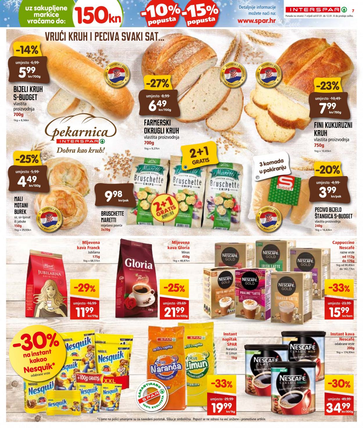 INTERSPAR katalog - 07.01.2021. - 12.01.2021. Stranica 7