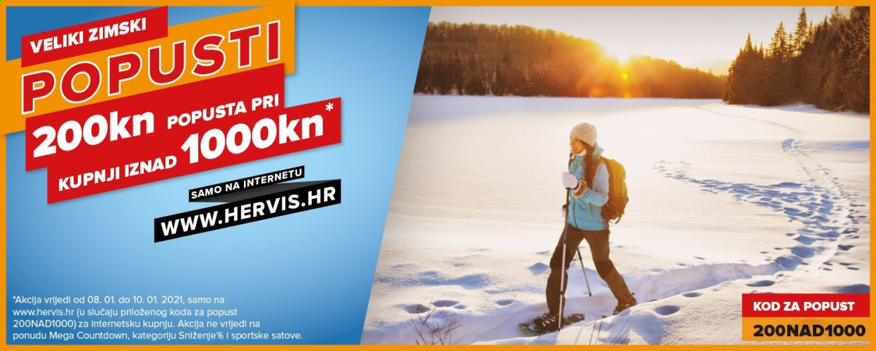Hervis katalog - 08.01.2021. - 10.01.2021. Stranica 1