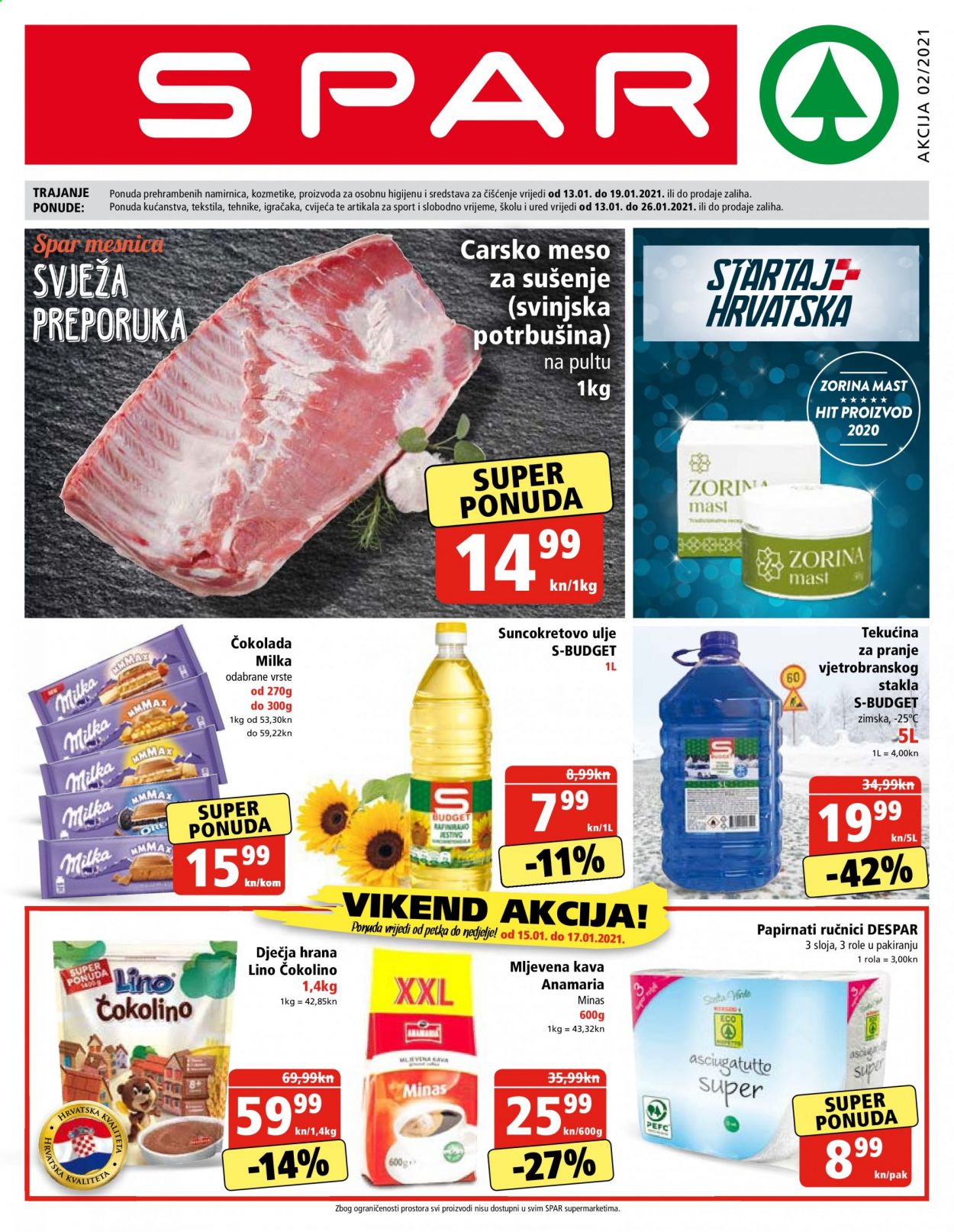 SPAR katalog - 13.01.2021. - 19.01.2021. Stranica 1
