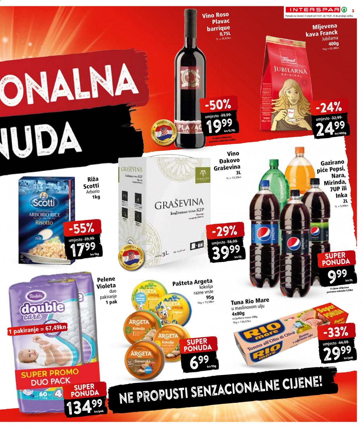 INTERSPAR katalog - 13.01.2021. - 19.01.2021. Stranica 3