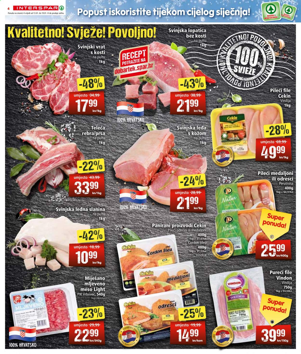 INTERSPAR katalog - 13.01.2021. - 19.01.2021. Stranica 4