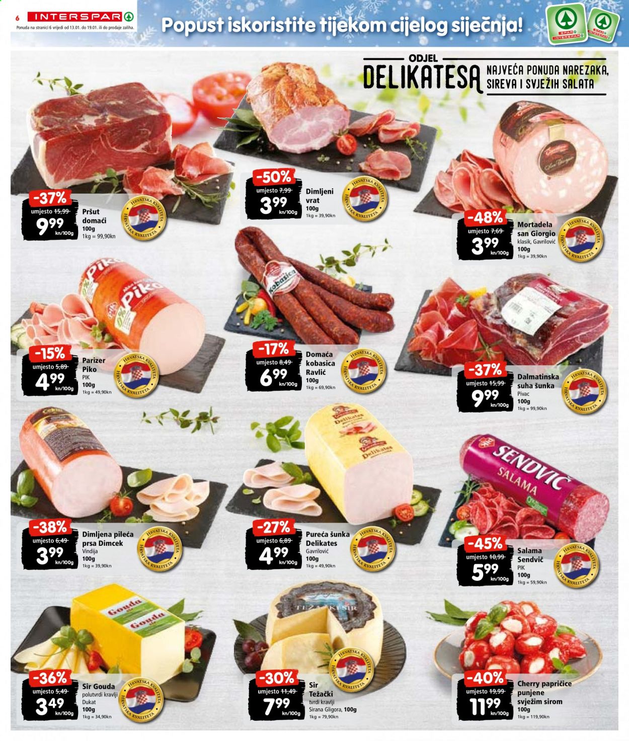 INTERSPAR katalog - 13.01.2021. - 19.01.2021. Stranica 6