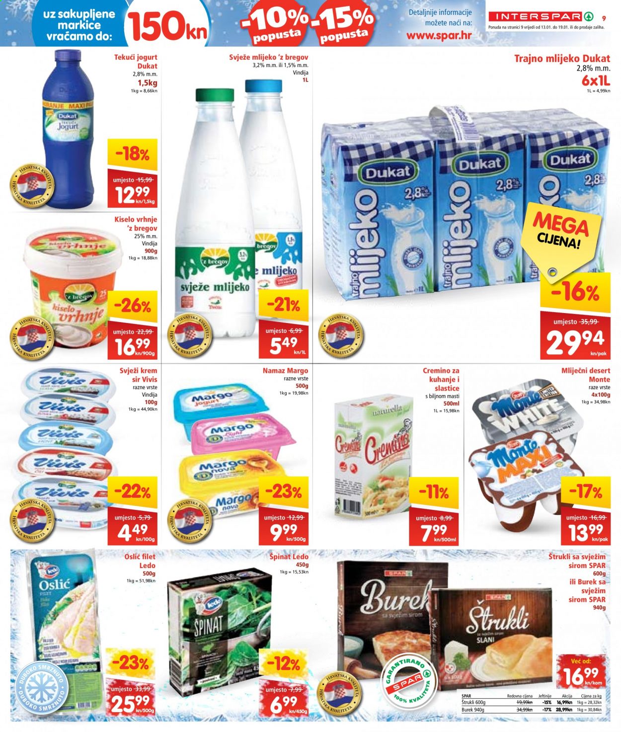 INTERSPAR katalog - 13.01.2021. - 19.01.2021. Stranica 9
