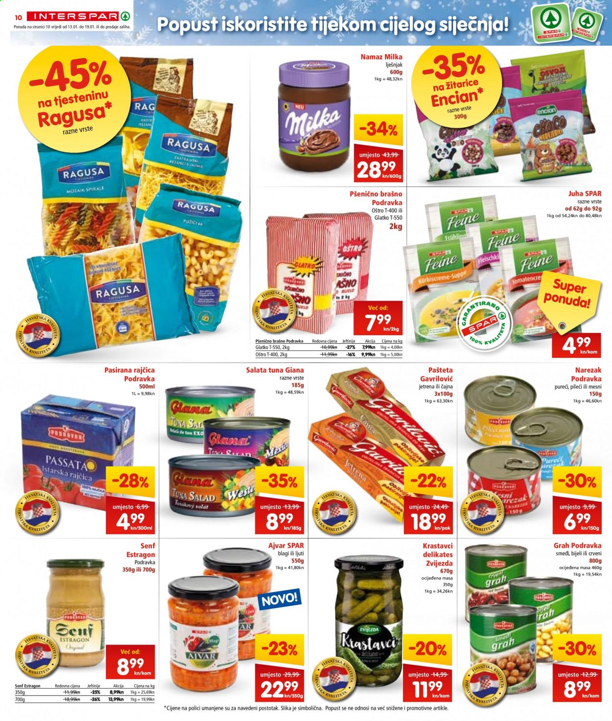 INTERSPAR katalog - 13.01.2021. - 19.01.2021. Stranica 10
