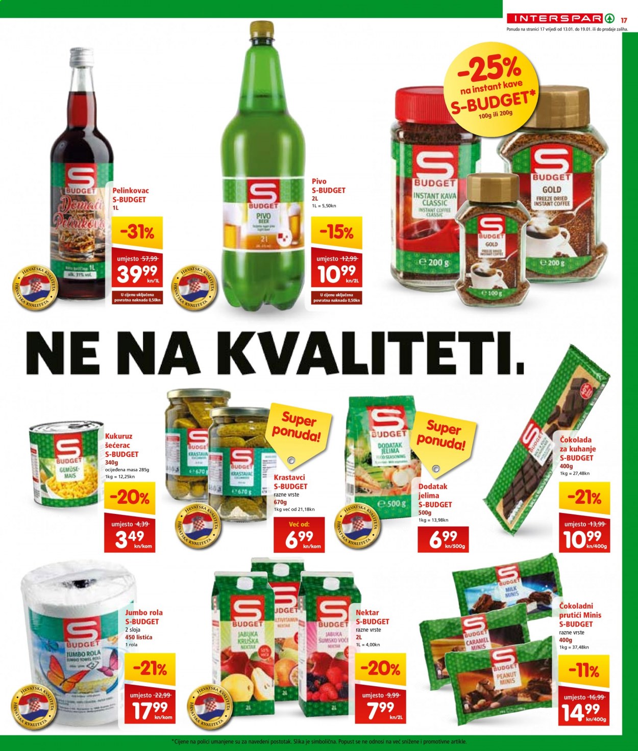 INTERSPAR katalog - 13.01.2021. - 19.01.2021. Stranica 17