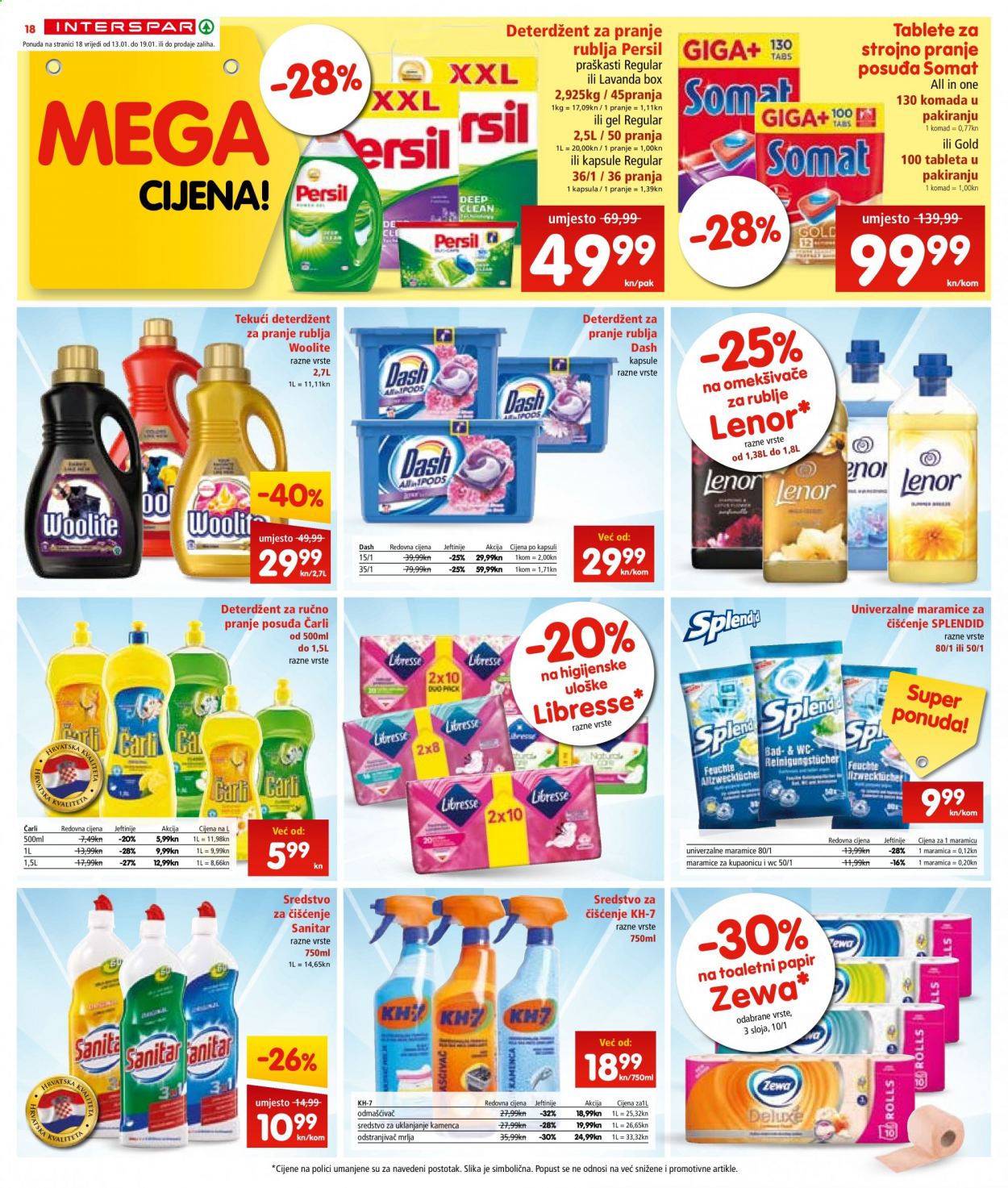 INTERSPAR katalog - 13.01.2021. - 19.01.2021. Stranica 18