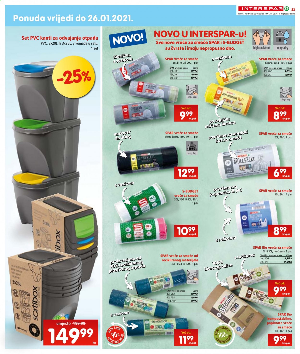 INTERSPAR katalog - 13.01.2021. - 19.01.2021. Stranica 23