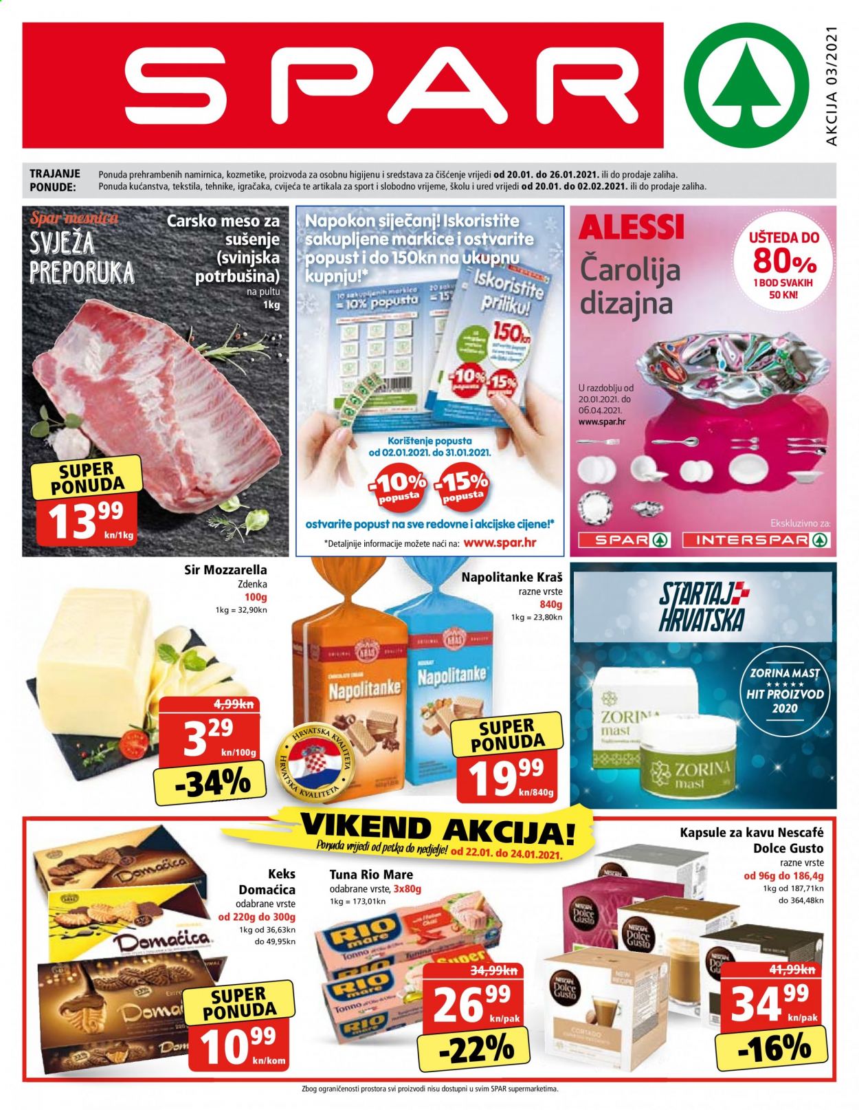 SPAR katalog - 20.01.2021. - 26.01.2021. Stranica 1