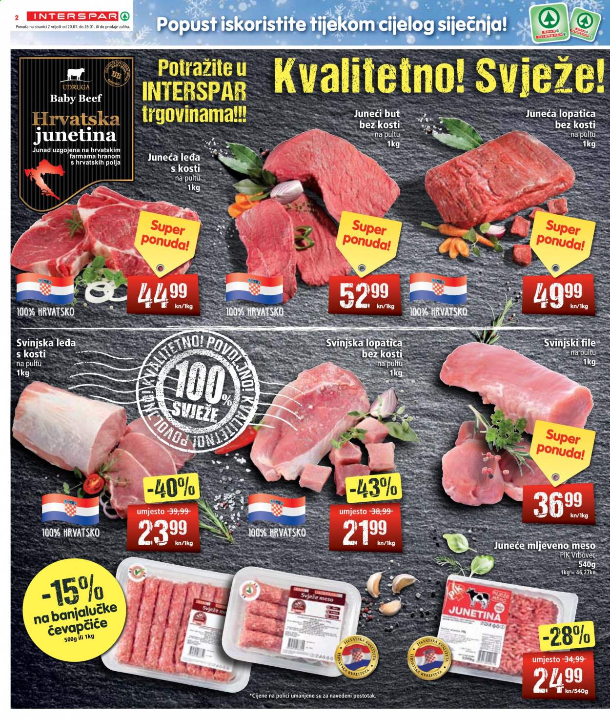 INTERSPAR katalog - 20.01.2021. - 26.01.2021. Stranica 2