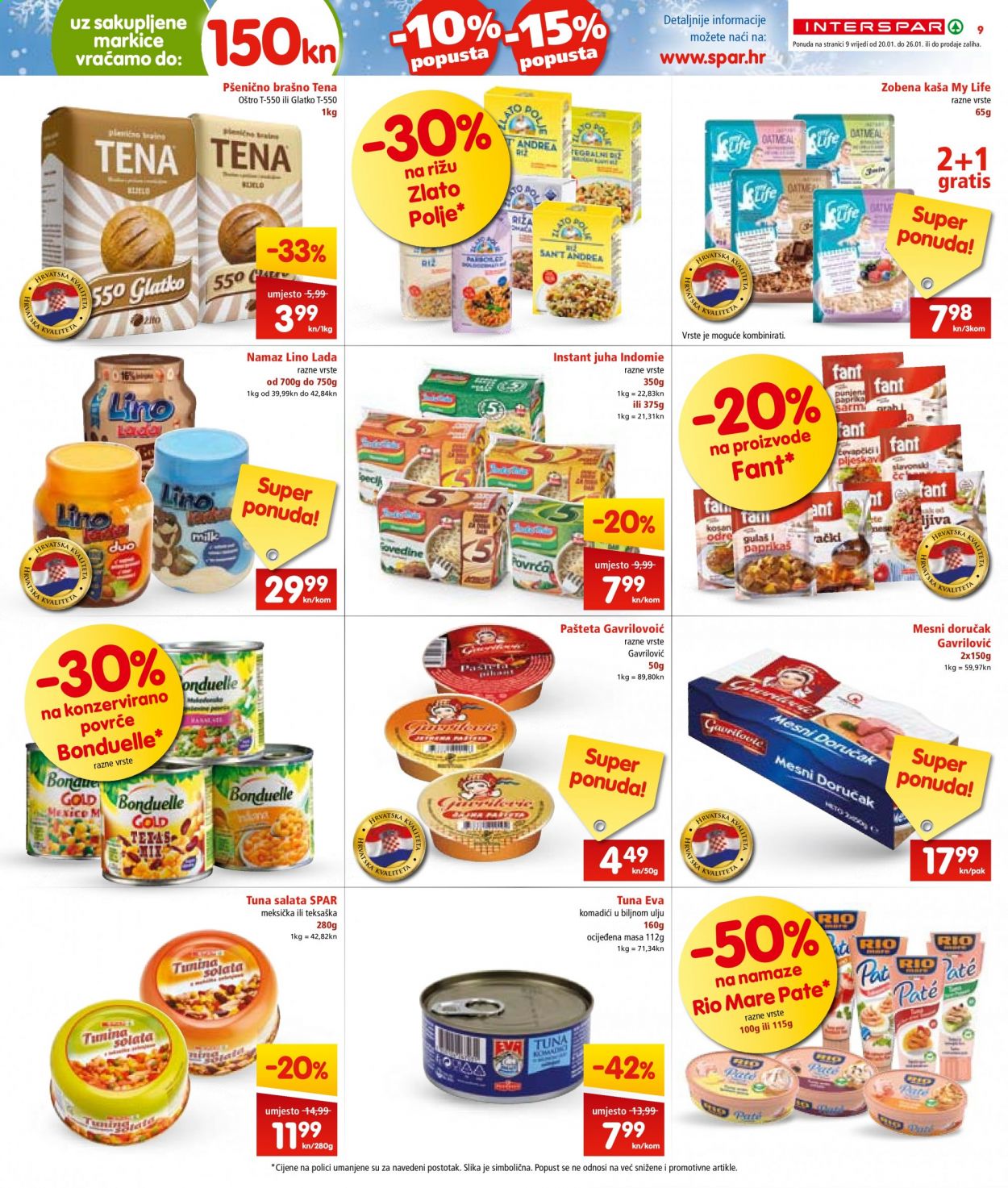 INTERSPAR katalog - 20.01.2021. - 26.01.2021. Stranica 9
