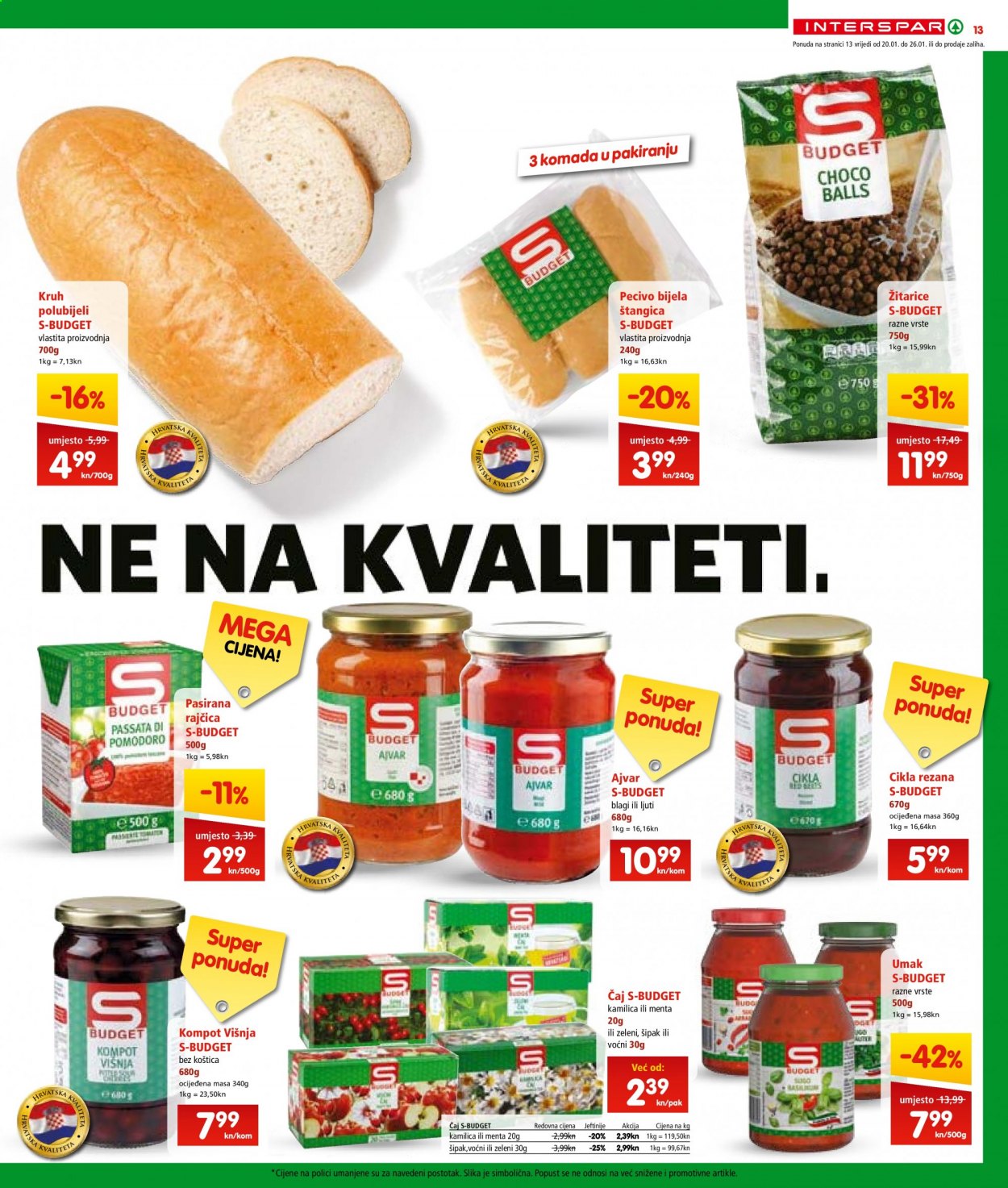 INTERSPAR katalog - 20.01.2021. - 26.01.2021. Stranica 13
