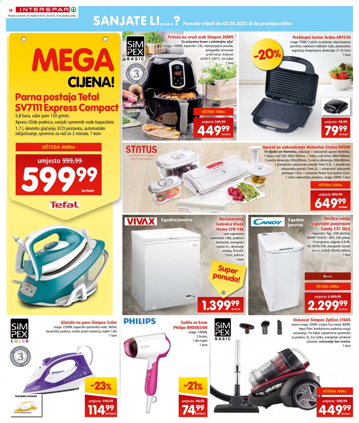 INTERSPAR katalog - 20.01.2021. - 26.01.2021. Stranica 16