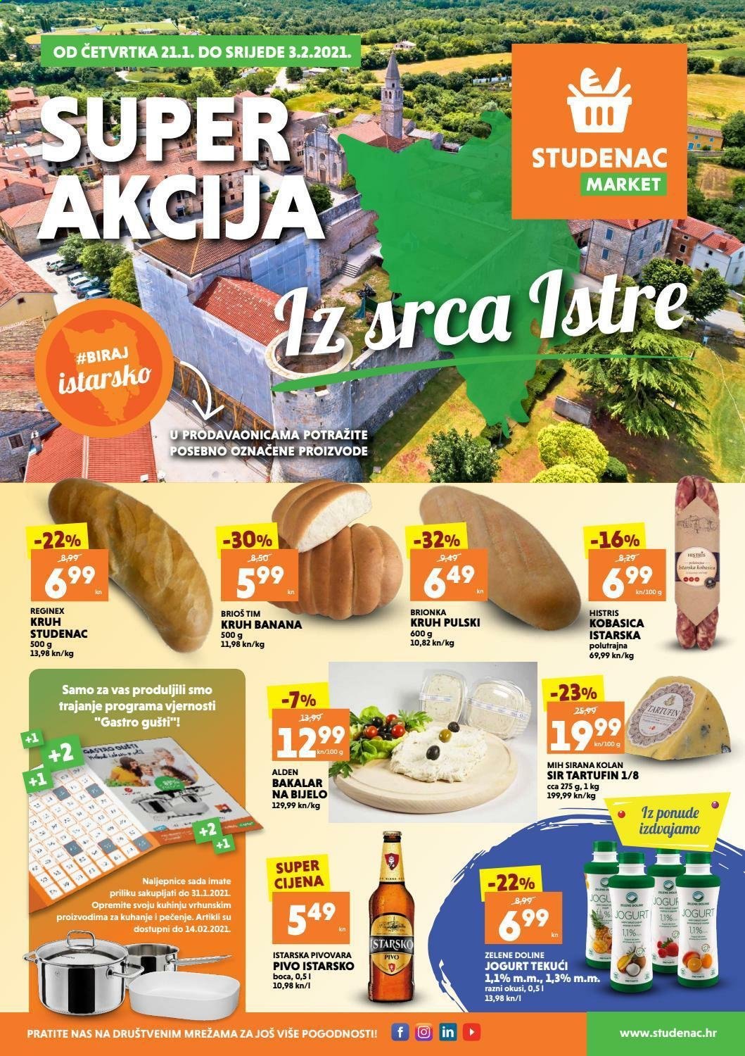 Studenac katalog - 21.01.2021. - 03.02.2021. Stranica 1