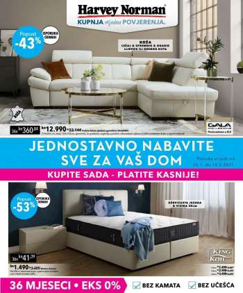Harvey Norman katalog - 26.01.2021. - 16.02.2021.