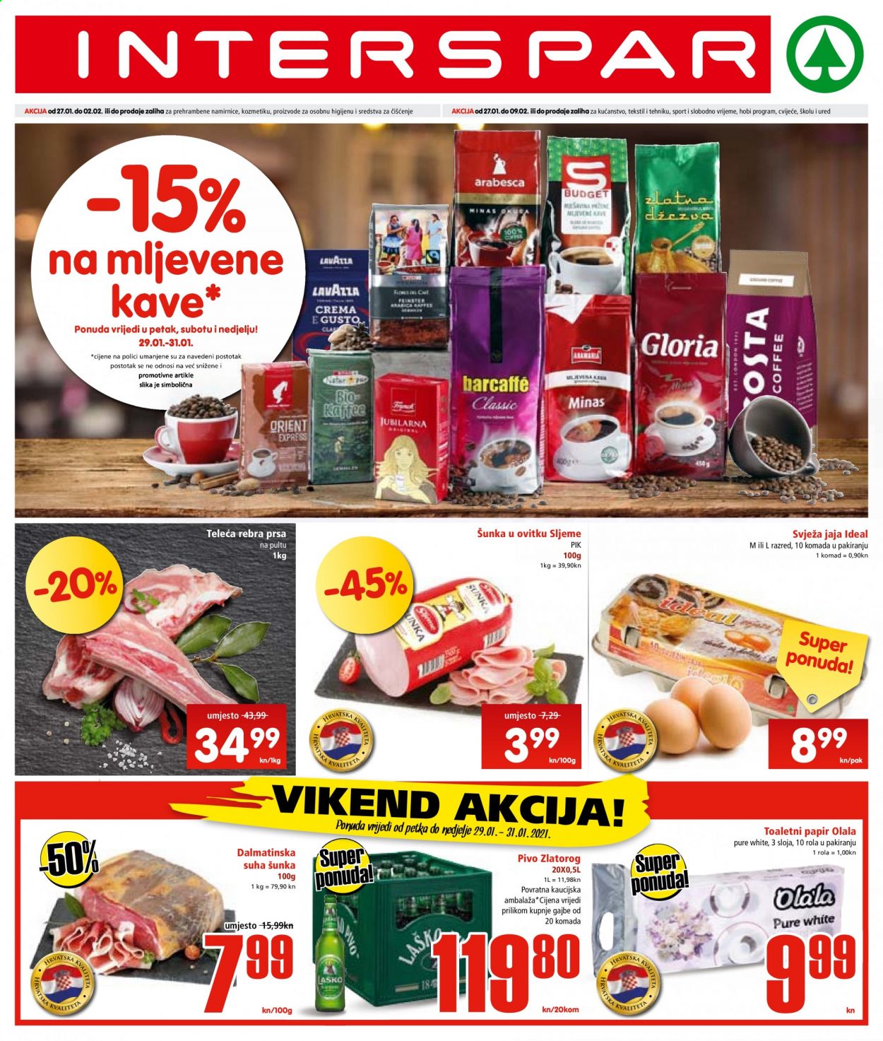 INTERSPAR katalog - 27.01.2021. - 02.02.2021. Stranica 1