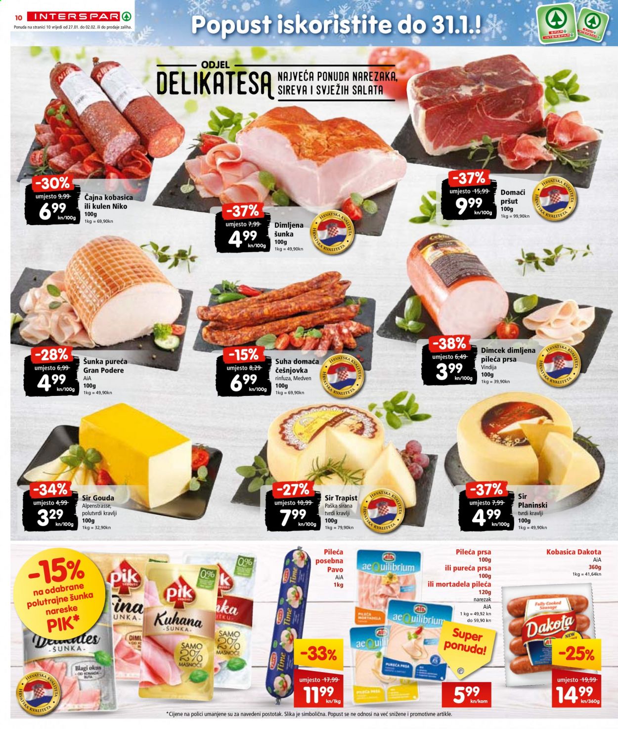 INTERSPAR katalog - 27.01.2021. - 02.02.2021. Stranica 10