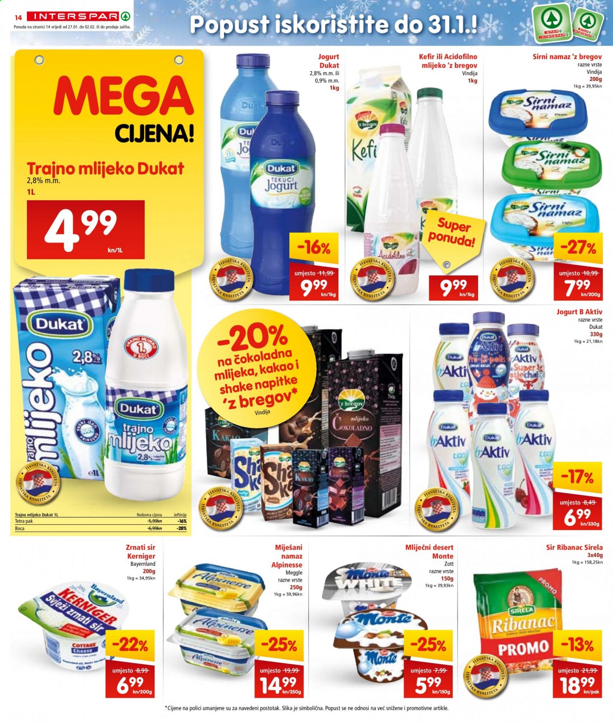 INTERSPAR katalog - 27.01.2021. - 02.02.2021. Stranica 14