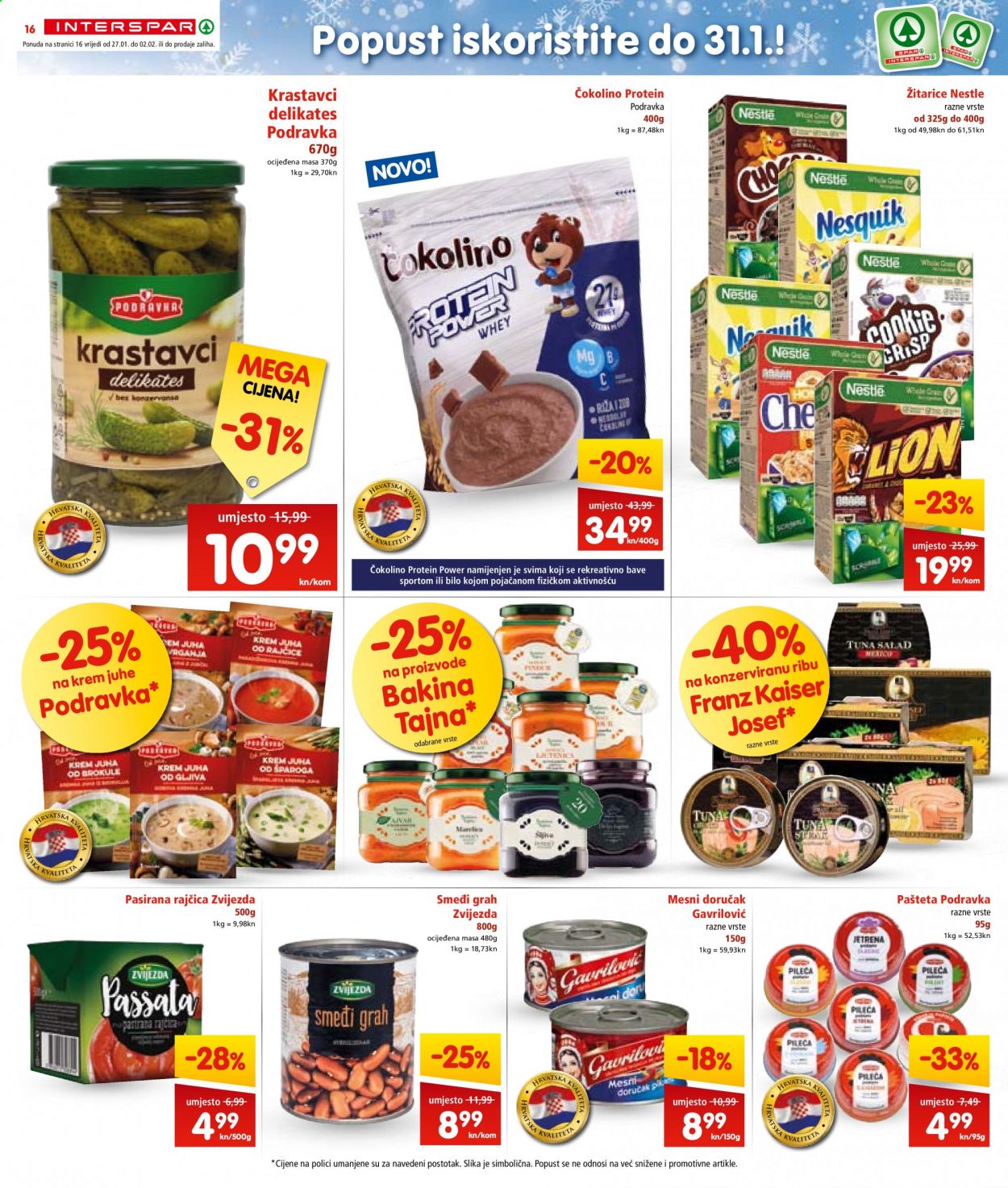 INTERSPAR katalog - 27.01.2021. - 02.02.2021. Stranica 16