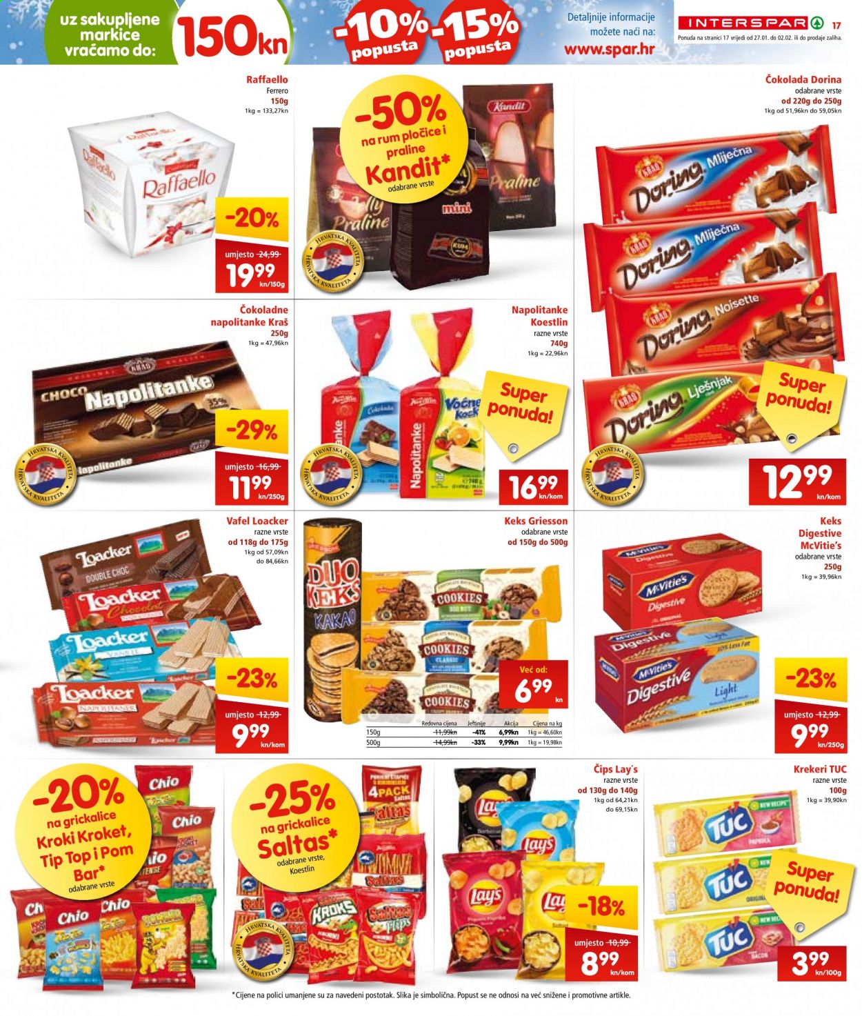 INTERSPAR katalog - 27.01.2021. - 02.02.2021. Stranica 17