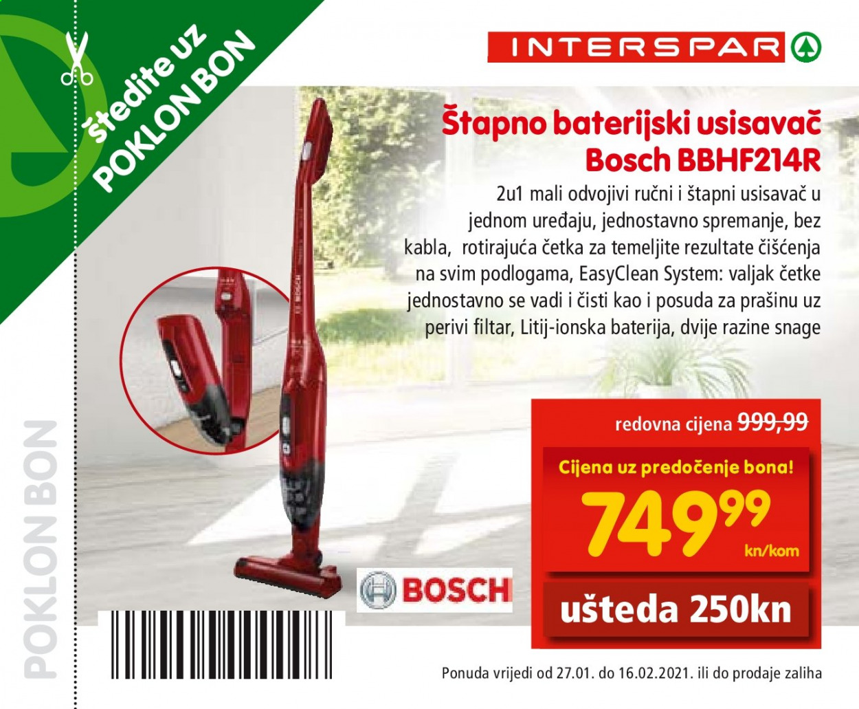 INTERSPAR katalog - 27.01.2021. - 16.02.2021. Stranica 21