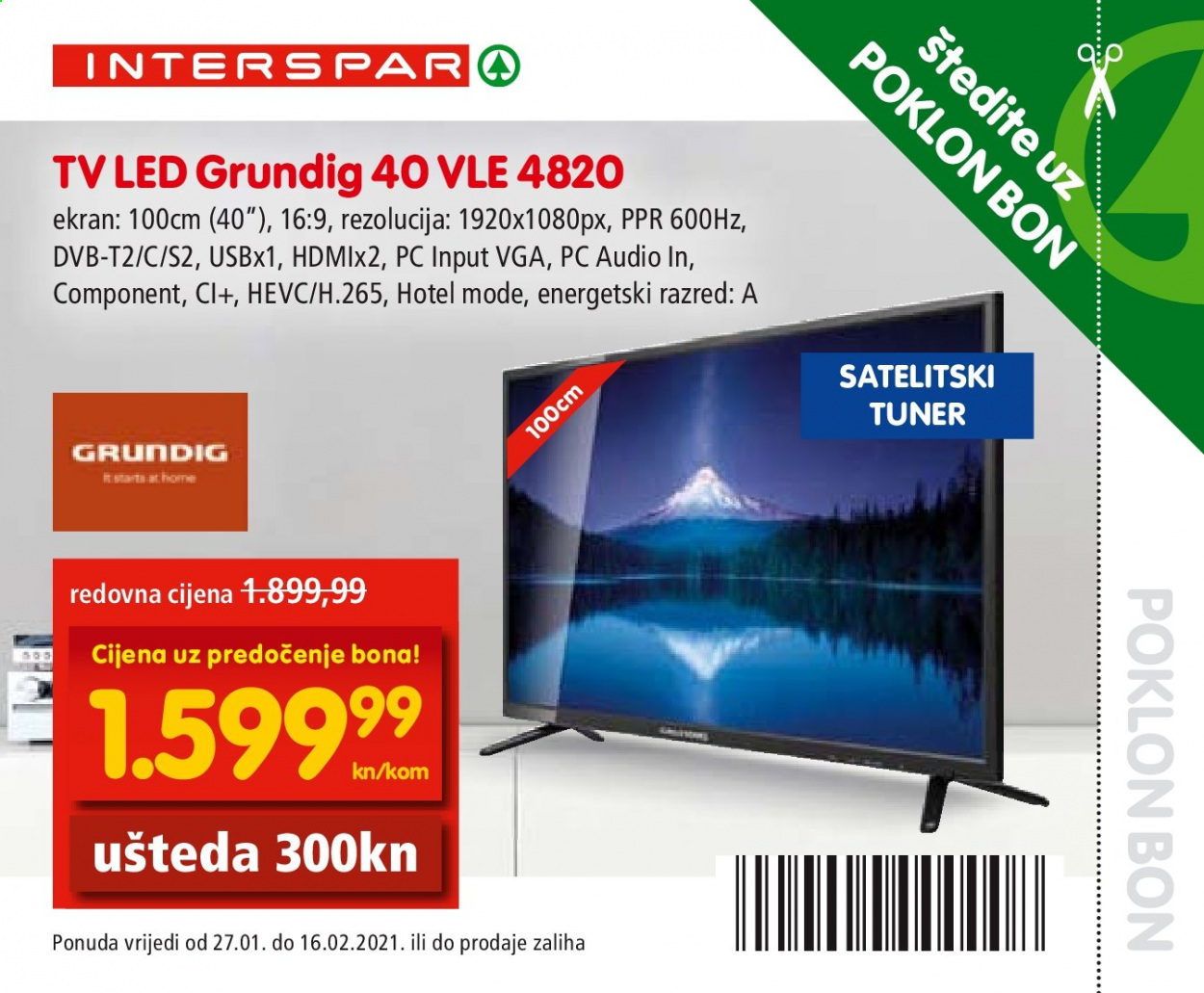 INTERSPAR katalog - 27.01.2021. - 16.02.2021. Stranica 44