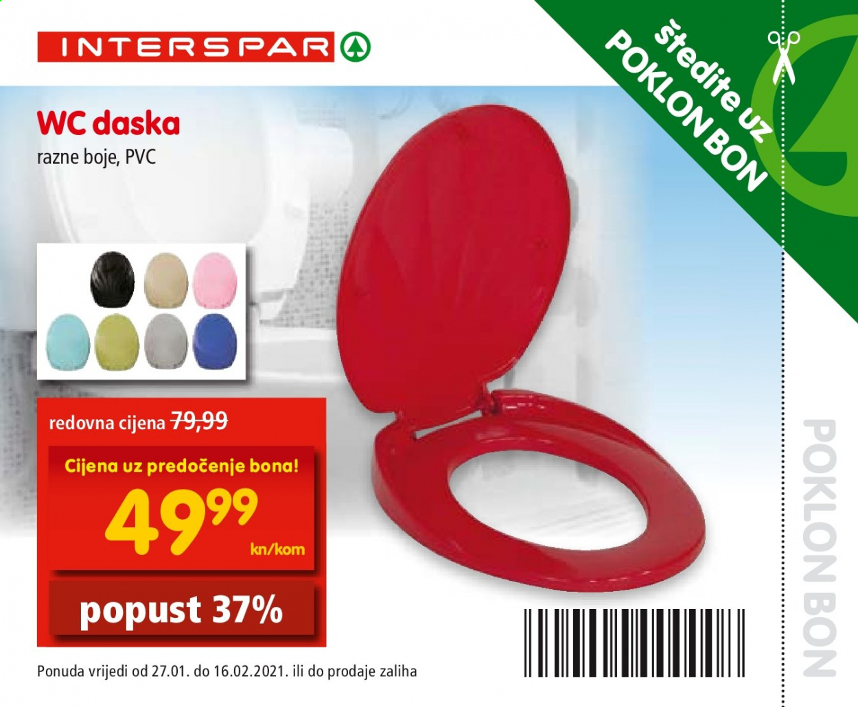 INTERSPAR katalog - 27.01.2021. - 16.02.2021. Stranica 72