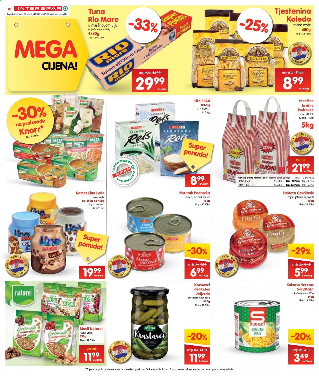 INTERSPAR katalog - 03.02.2021. - 09.02.2021. Stranica 10