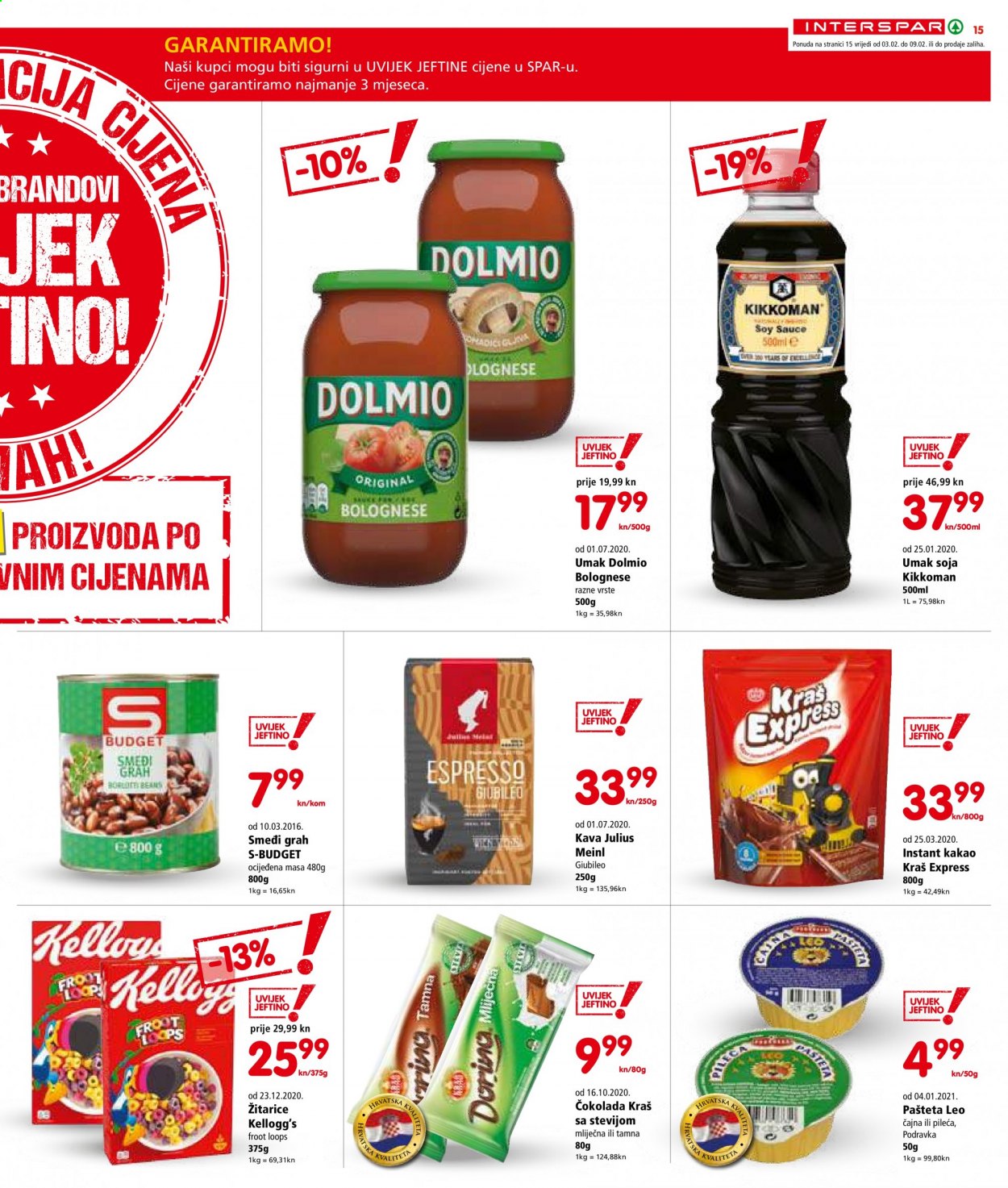 INTERSPAR katalog - 03.02.2021. - 09.02.2021. Stranica 15