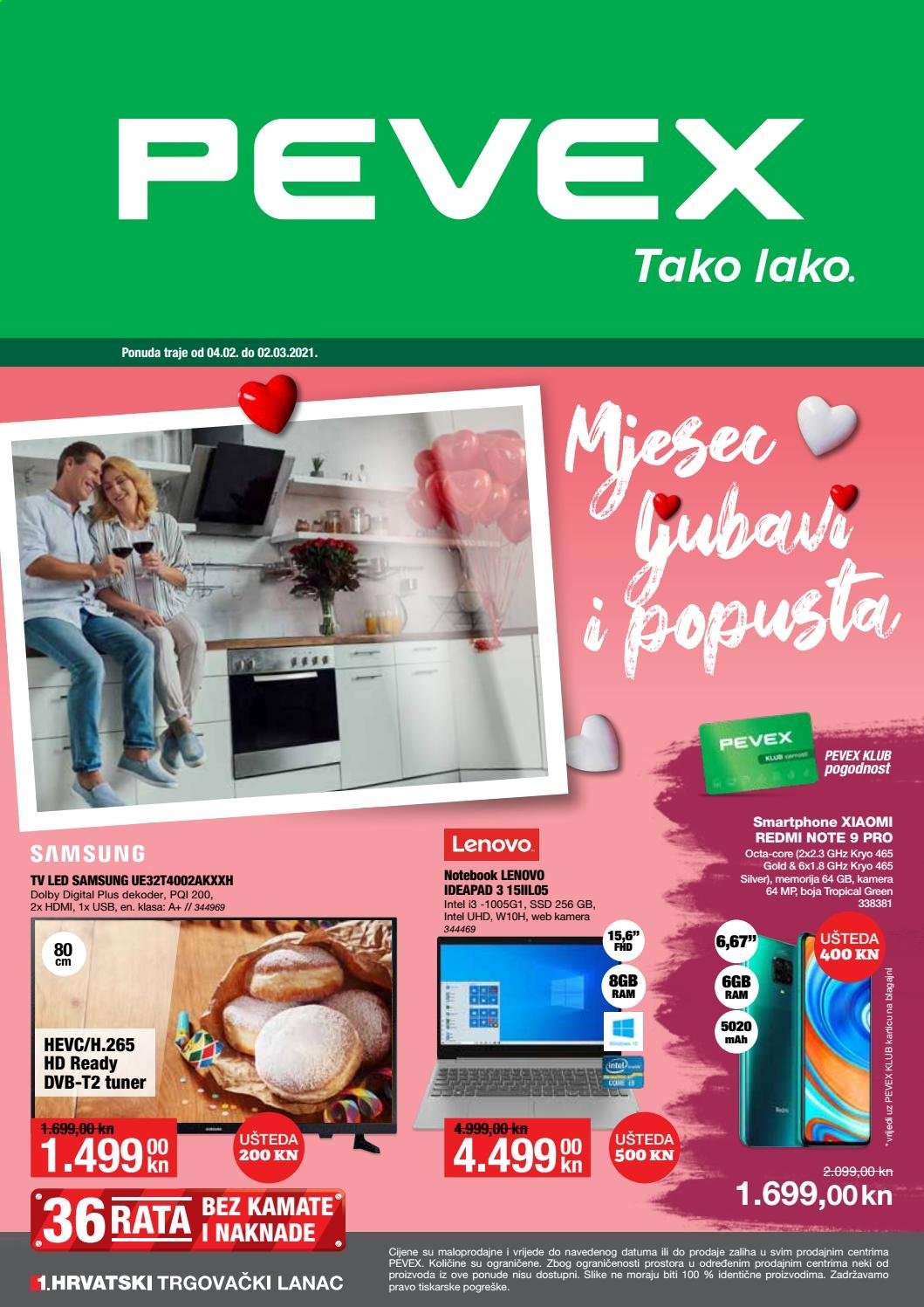 Pevex katalog - 04.02.2021. - 02.03.2021. Stranica 1