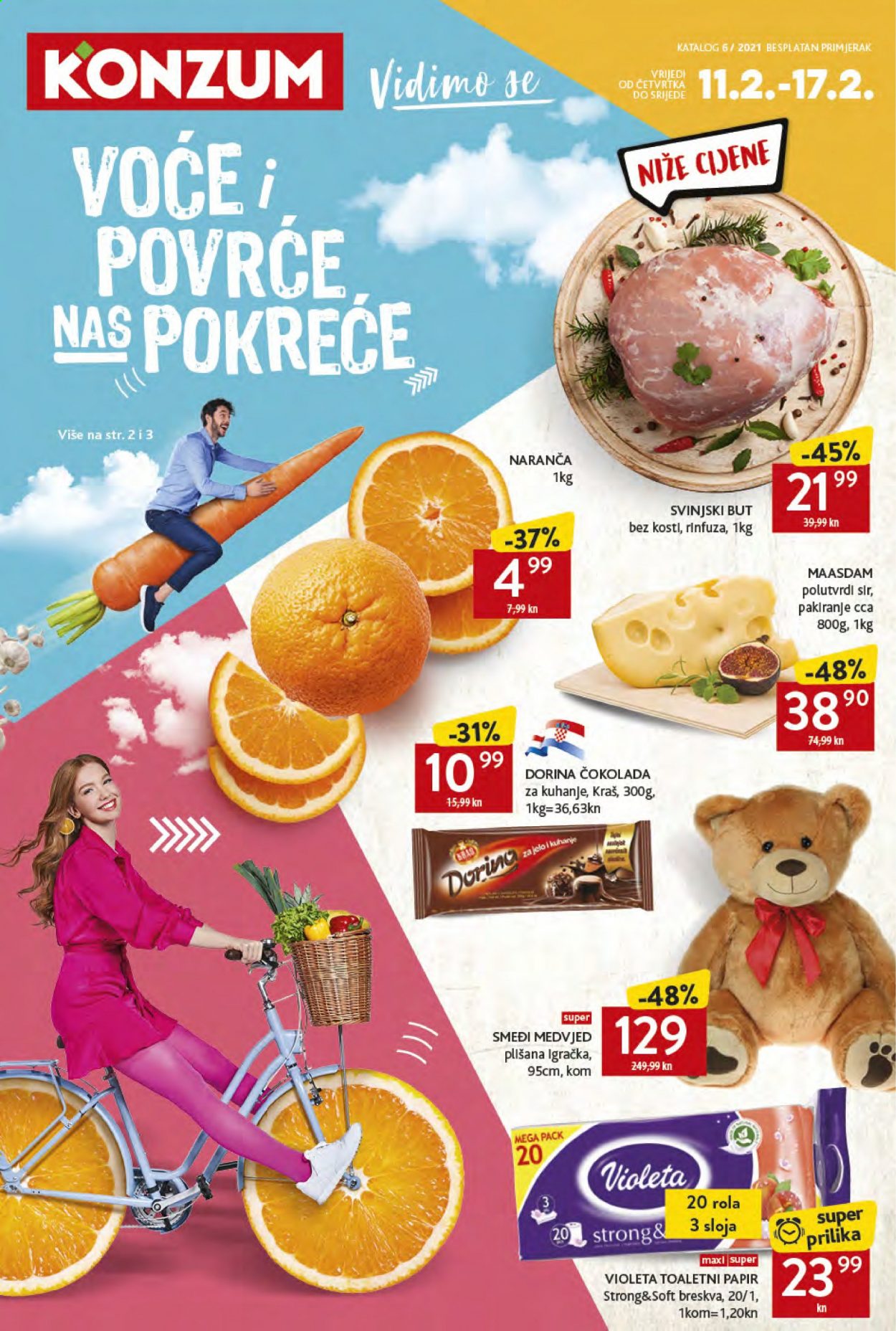 Konzum katalog - 11.02.2021. - 17.02.2021. Stranica 1