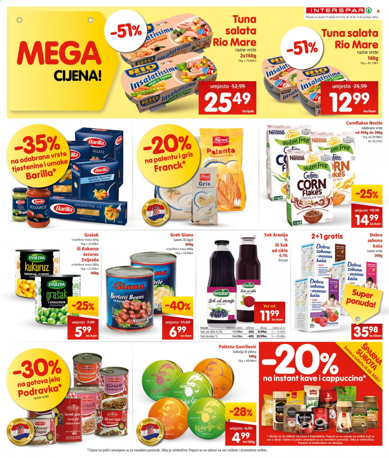 INTERSPAR katalog - 10.02.2021. - 16.02.2021. Stranica 9