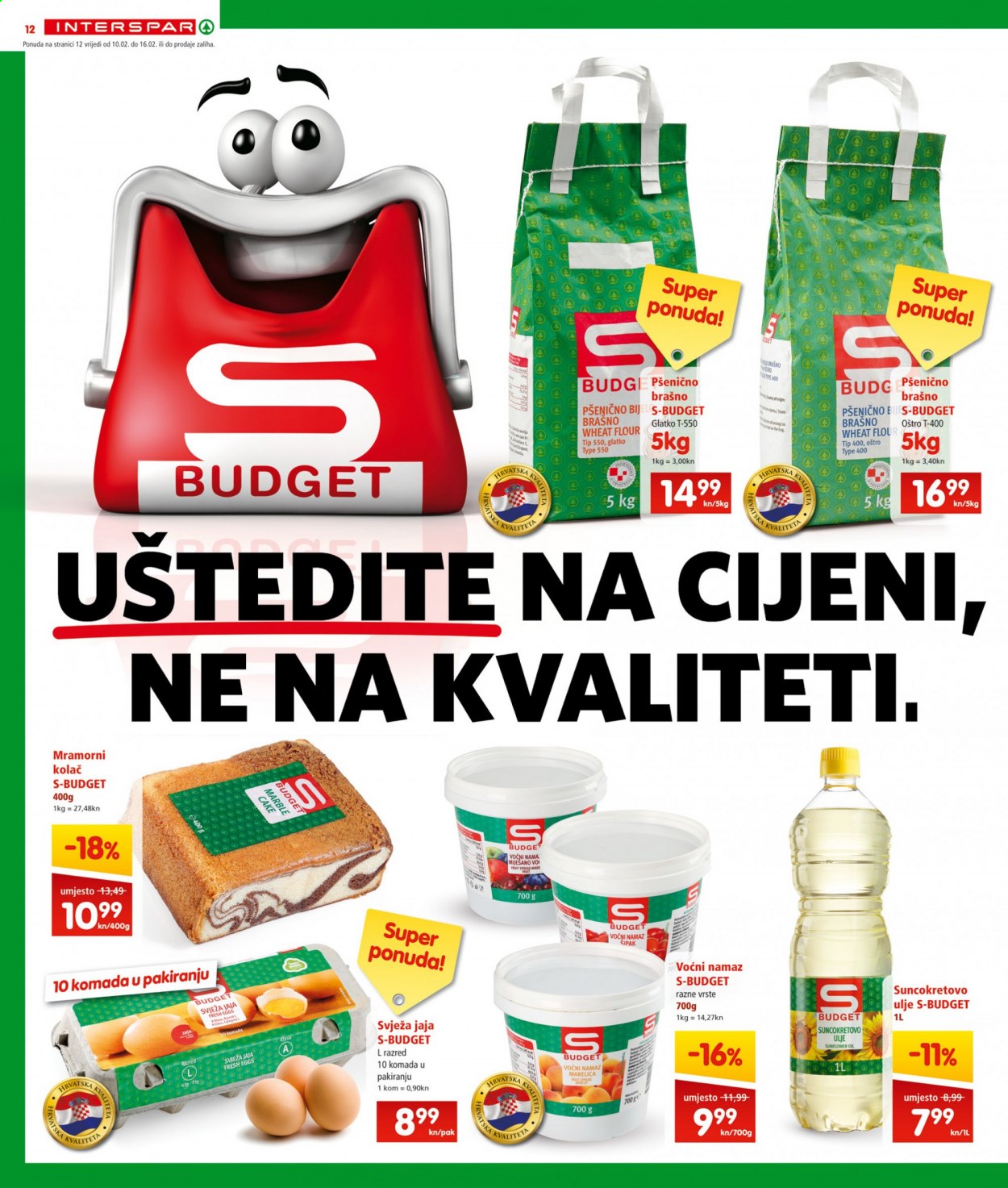 INTERSPAR katalog - 10.02.2021. - 16.02.2021. Stranica 12
