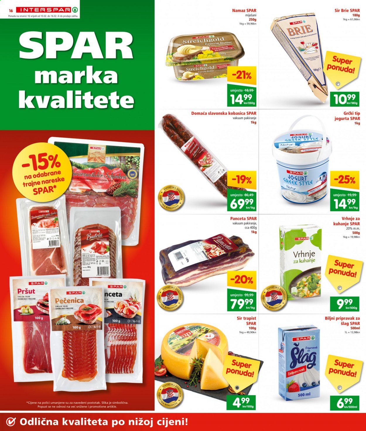INTERSPAR katalog - 10.02.2021. - 16.02.2021. Stranica 16