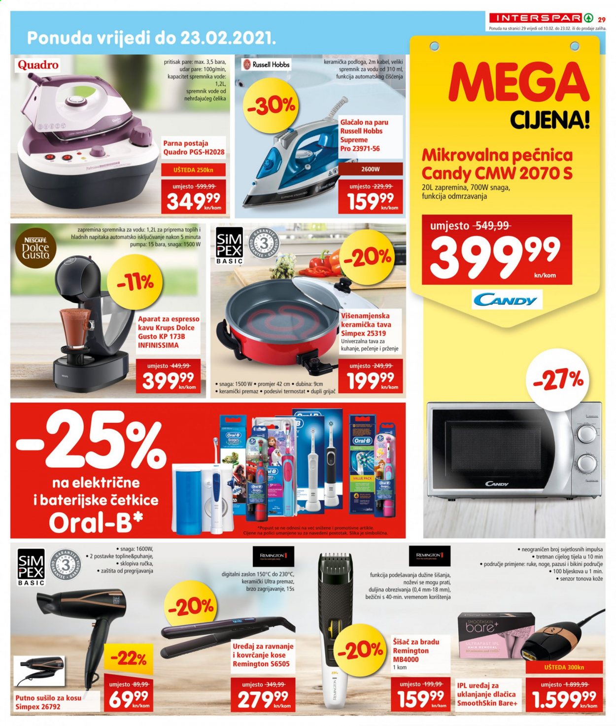 INTERSPAR katalog - 10.02.2021. - 16.02.2021. Stranica 29