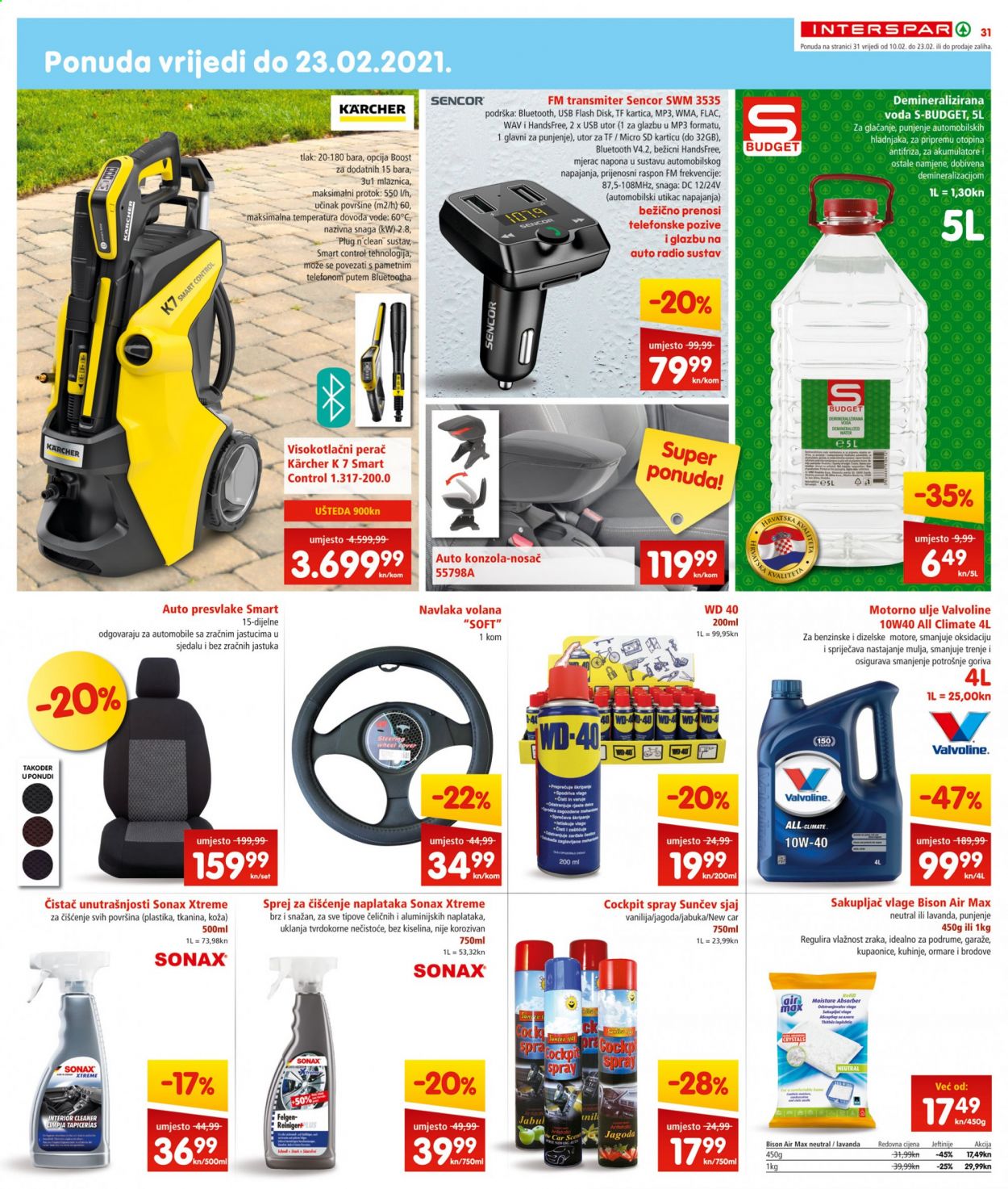 INTERSPAR katalog - 10.02.2021. - 16.02.2021. Stranica 31