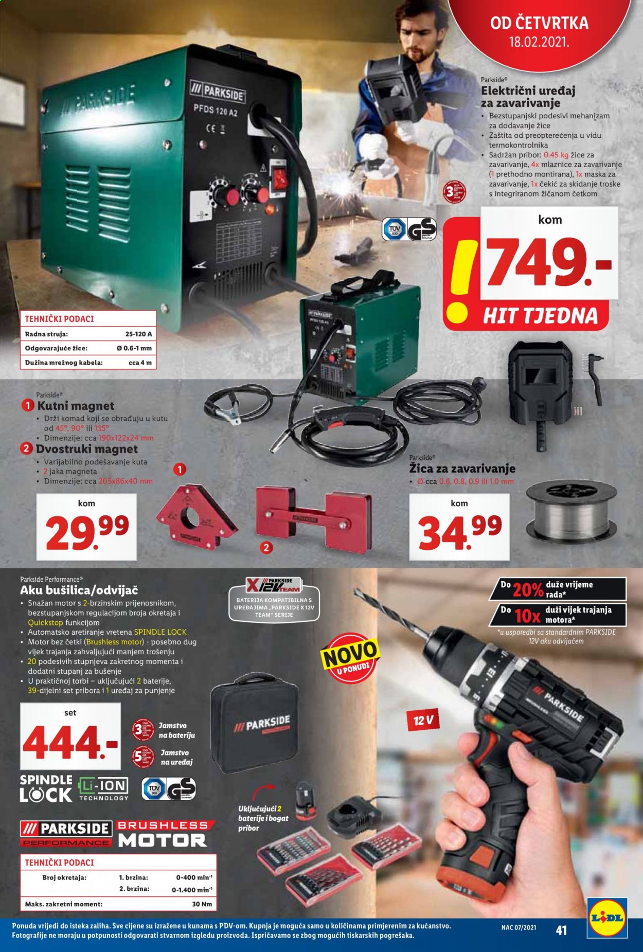 Lidl katalog - 15.02.2021. - 21.02.2021. Stranica 41