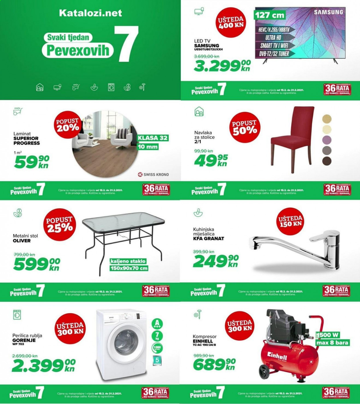 Pevex katalog - 15.02.2021. - 21.02.2021. Stranica 1
