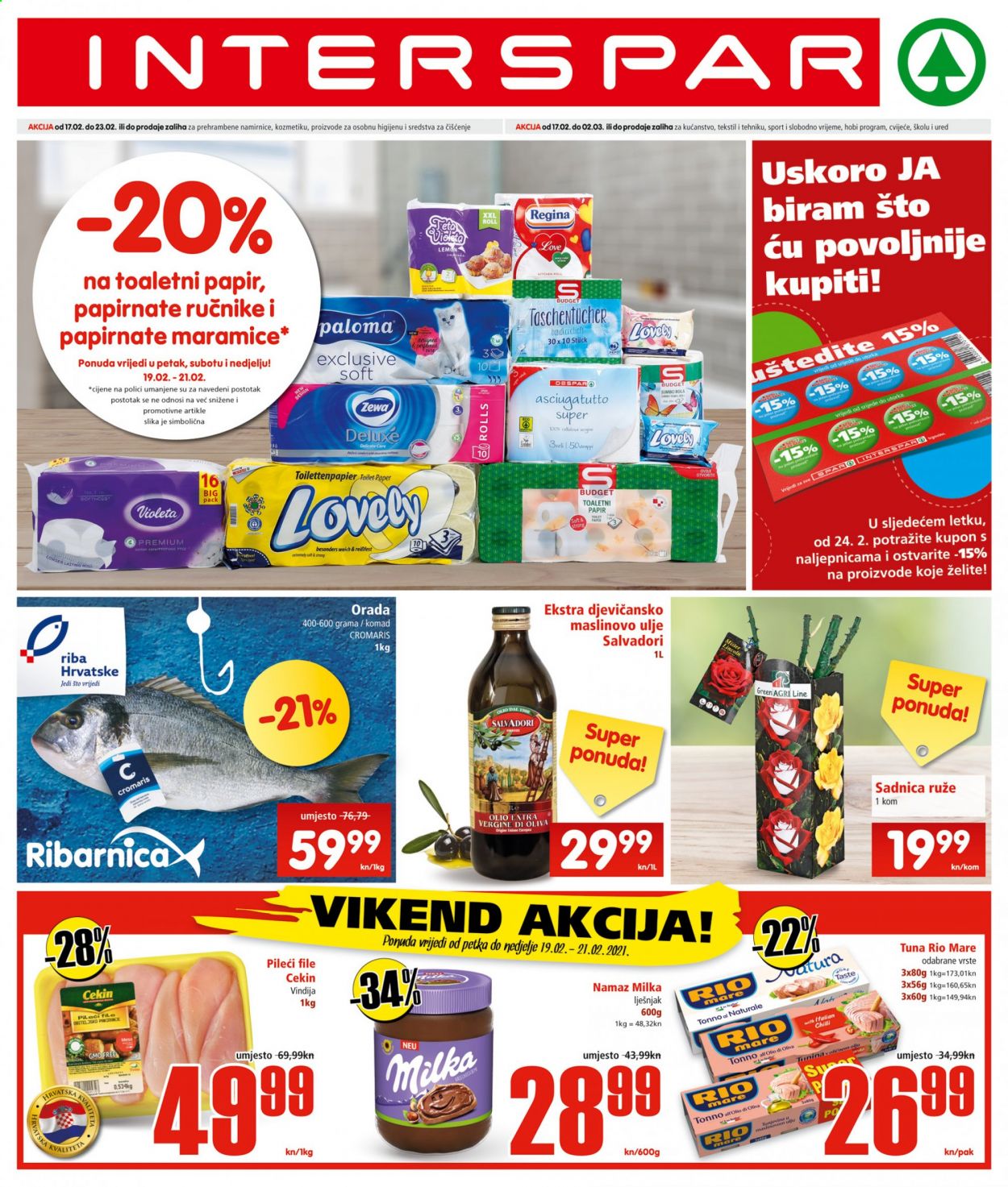 INTERSPAR katalog - 17.02.2021. - 23.02.2021. Stranica 1