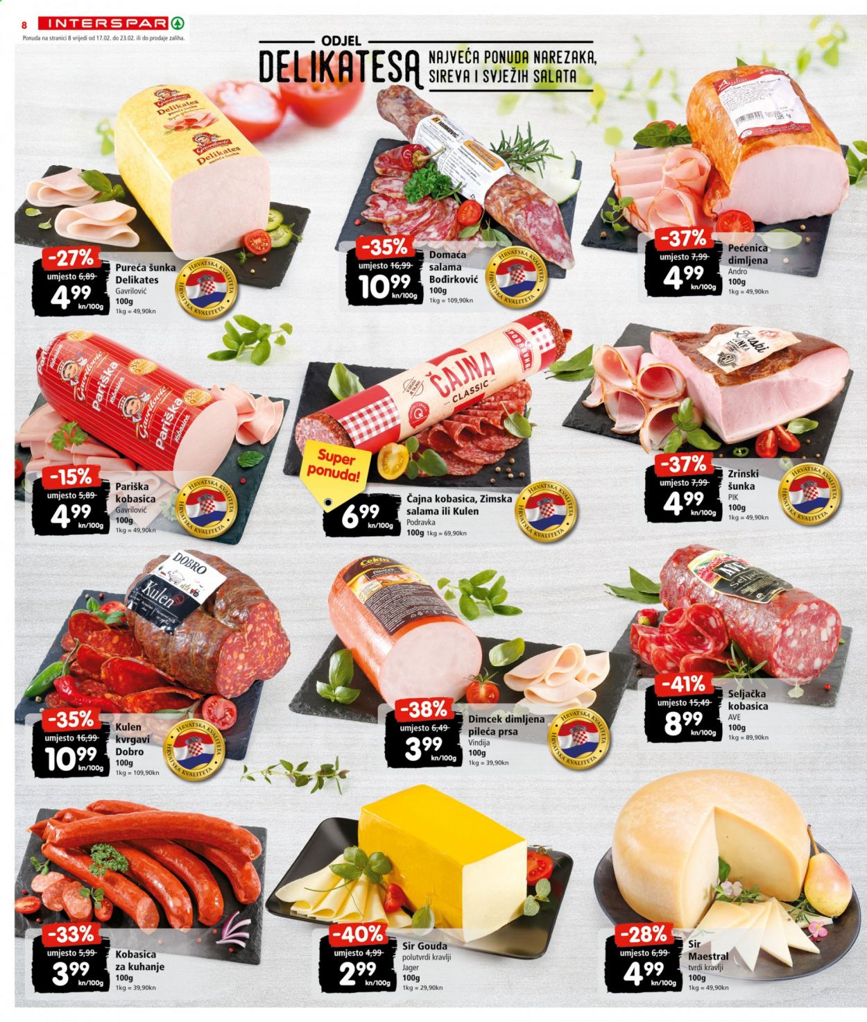 INTERSPAR katalog - 17.02.2021. - 23.02.2021. Stranica 8