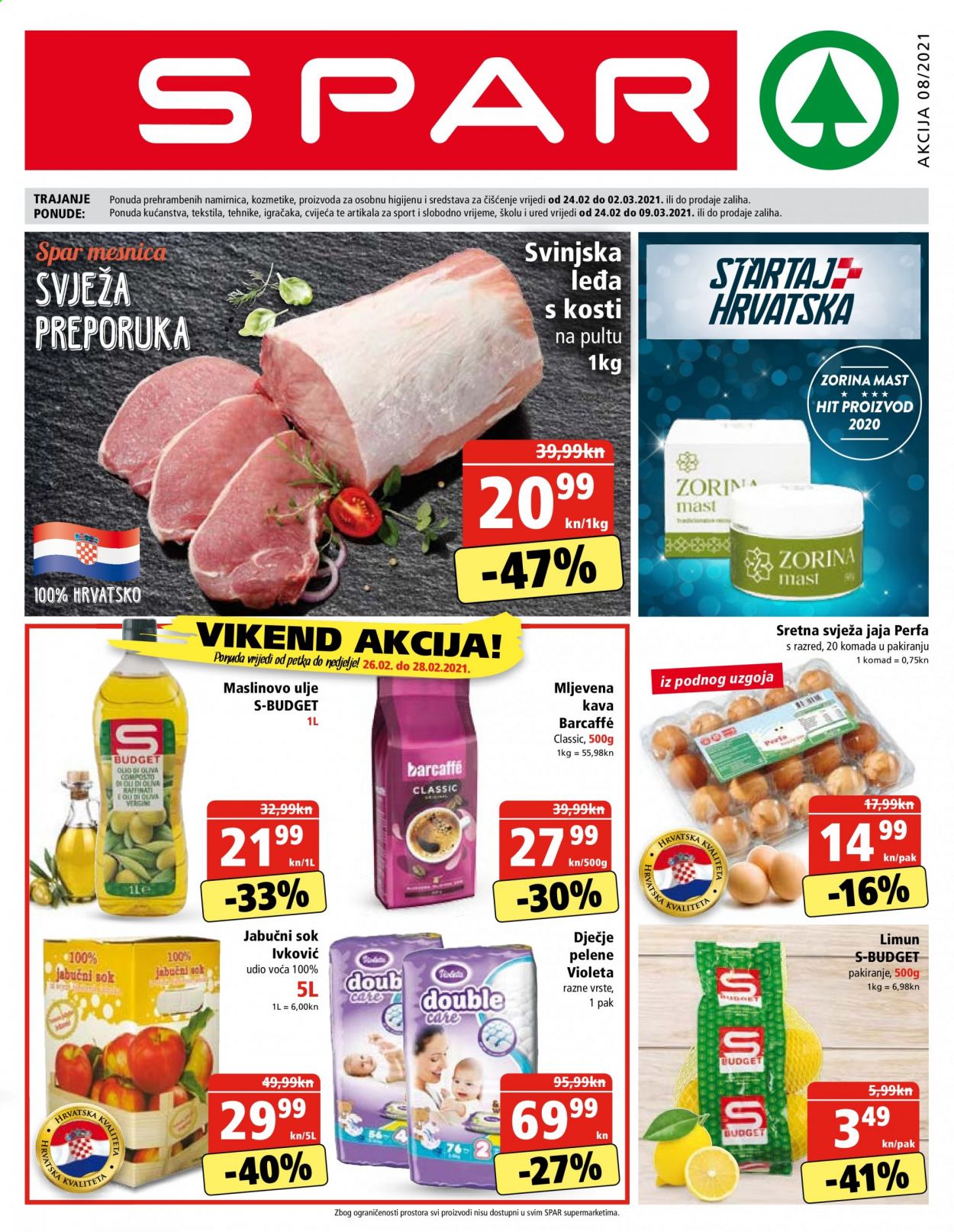 SPAR katalog - 24.02.2021. - 02.03.2021. Stranica 1