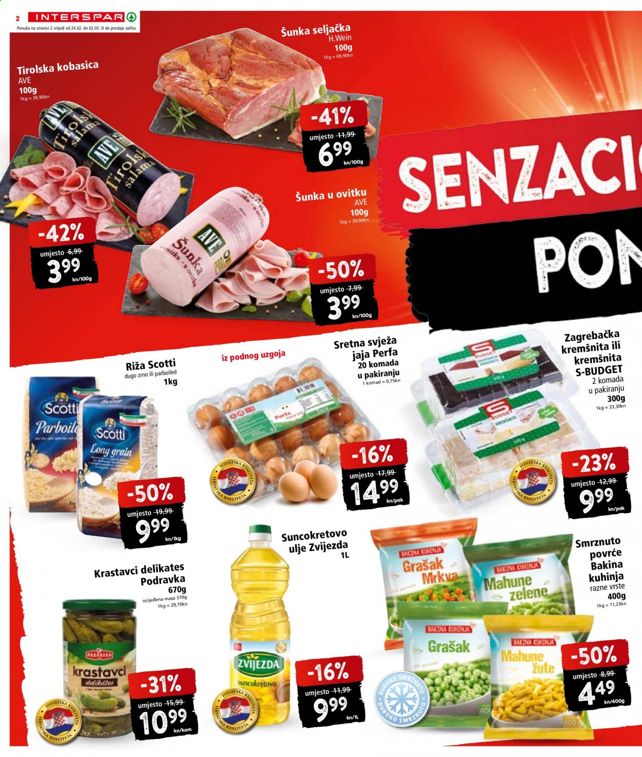 INTERSPAR katalog - 24.02.2021. - 02.03.2021. Stranica 2