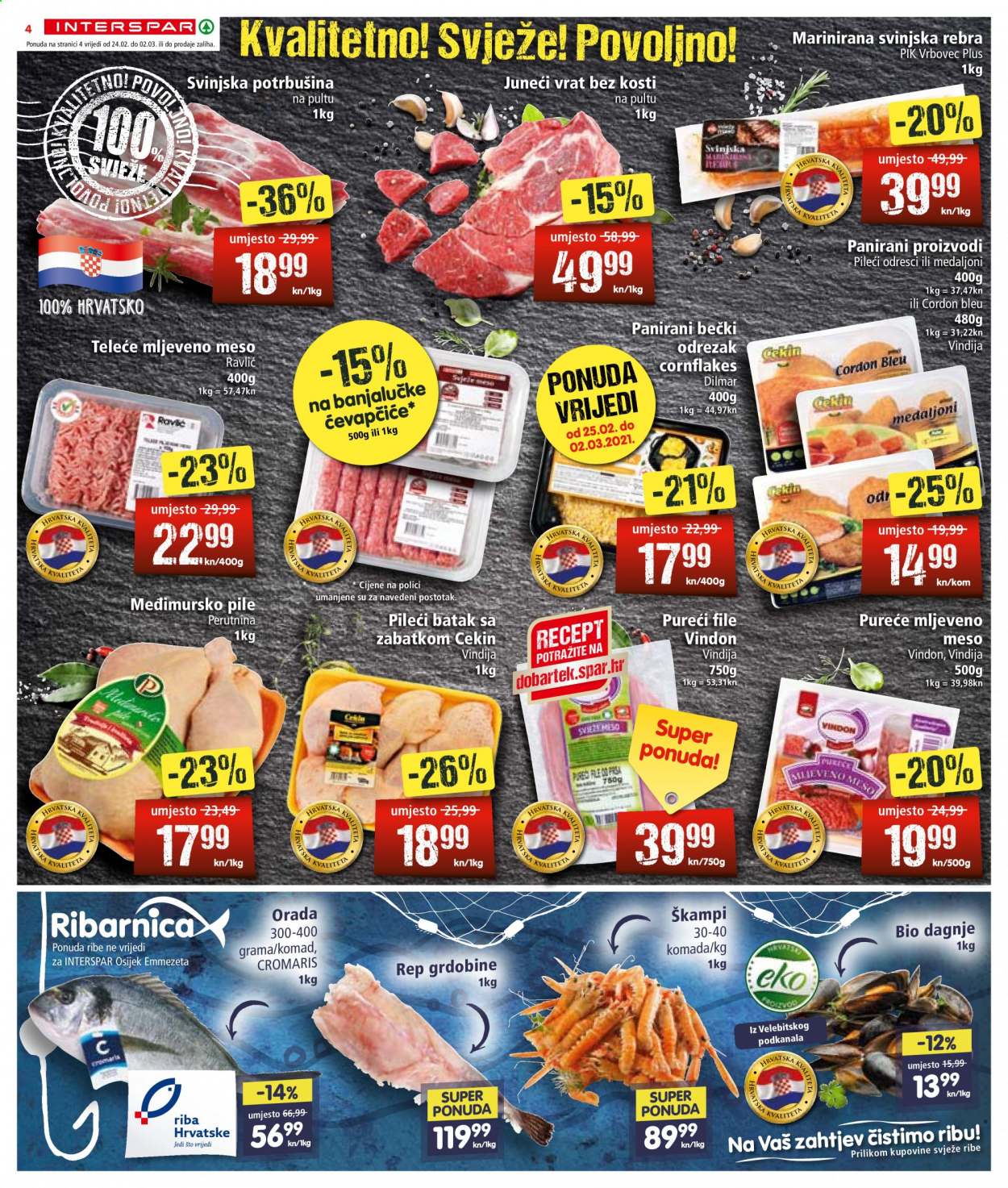 INTERSPAR katalog - 24.02.2021. - 02.03.2021. Stranica 4
