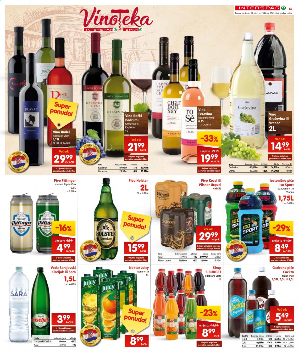 INTERSPAR katalog - 24.02.2021. - 02.03.2021. Stranica 13
