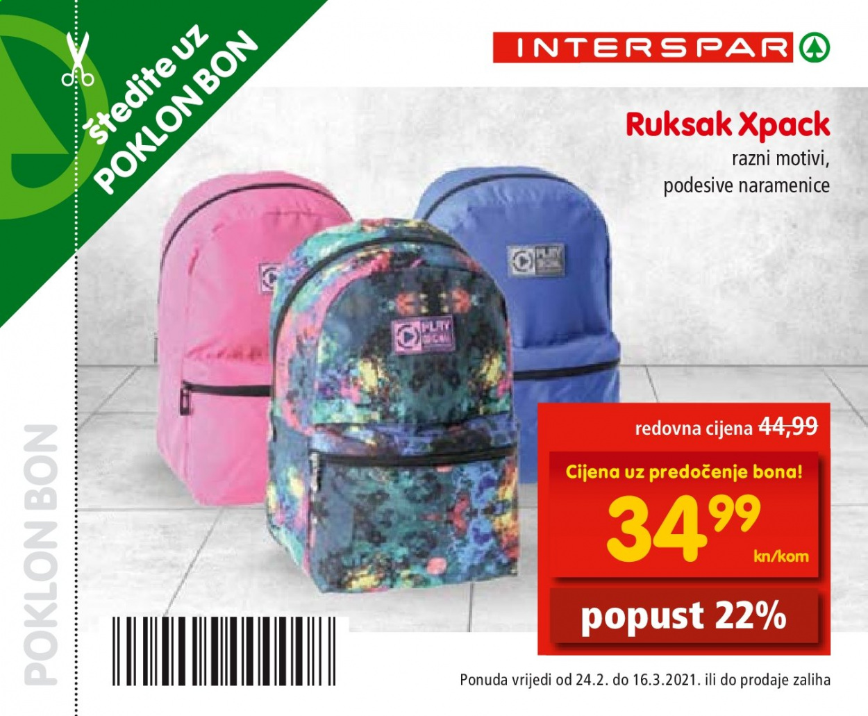 INTERSPAR katalog - 24.02.2021. - 16.03.2021. Stranica 7
