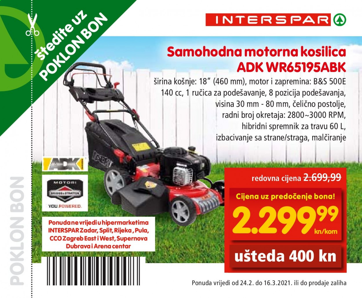 INTERSPAR katalog - 24.02.2021. - 16.03.2021. Stranica 37