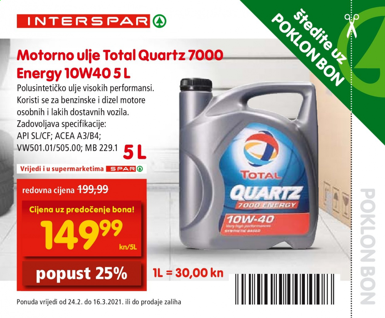 INTERSPAR katalog - 24.02.2021. - 16.03.2021. Stranica 40