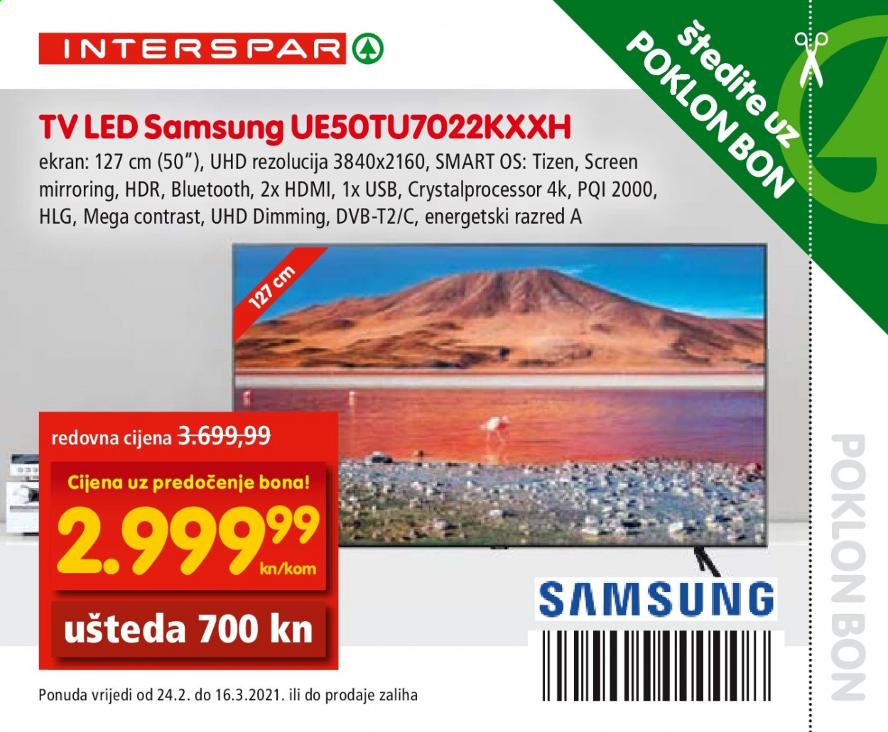 INTERSPAR katalog - 24.02.2021. - 16.03.2021. Stranica 44